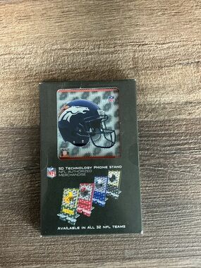 NFL Denver Broncos Black and Orange Phone Stand